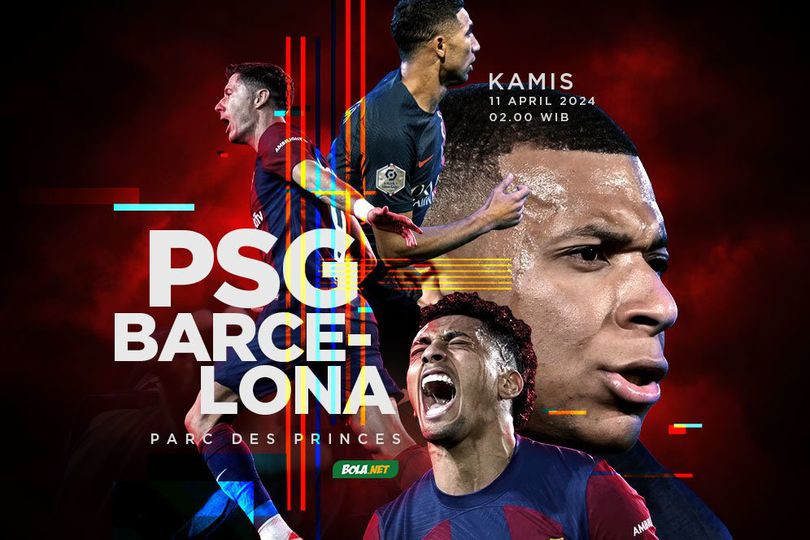 Prediksi Pertandingan PSG vs Barcelona 11 April 2024