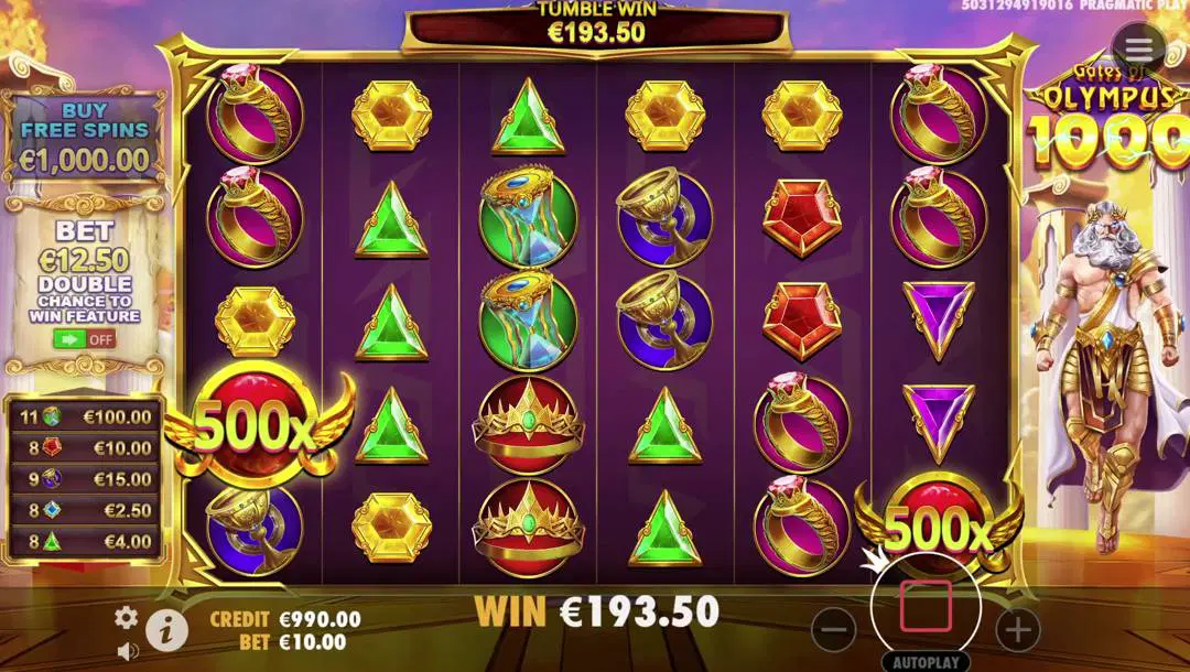 Sensasi Sambaran Petir Unik Dari Dewa Gates Of Olympus 1000