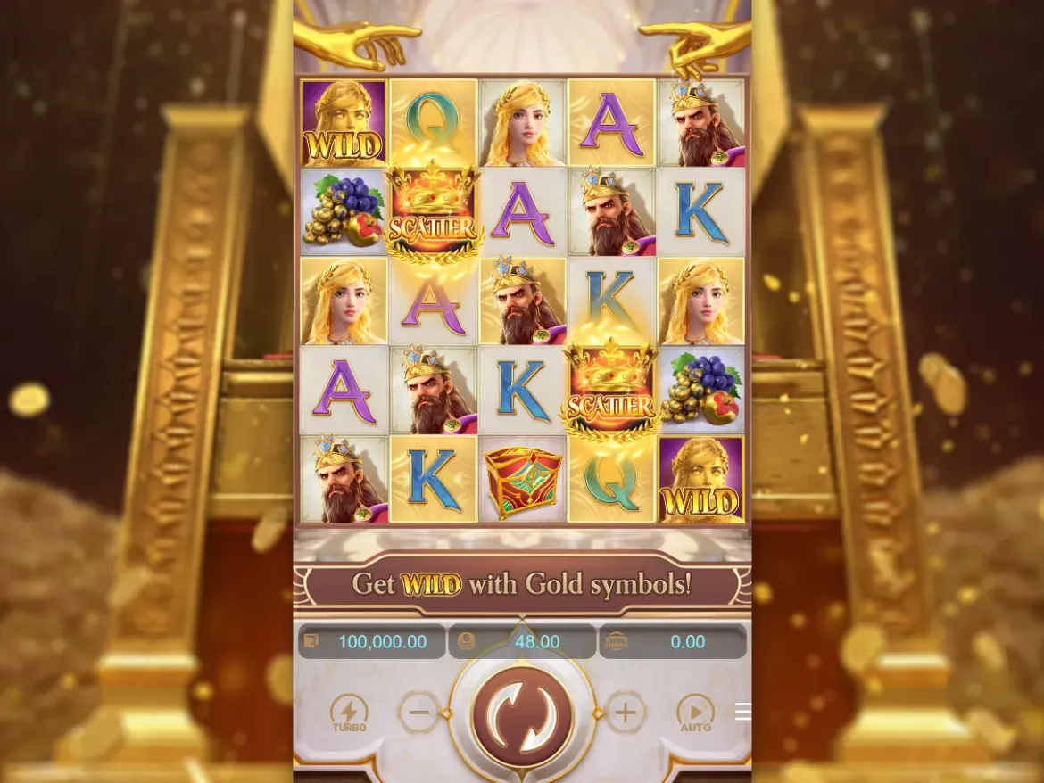 Sentuhan Emas Sang Raja Beri Hadiah Besar Midas Fortune